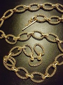 Vintage Italia Crea .925 Gold plated